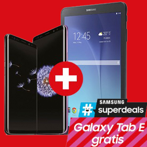 *Registrierung bis 08.10.* Gratis Samsung Tab E zu jedem Handytarif mit Samsung Galaxy S9 / S9 Plus