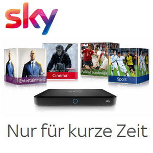 Sky: 50% Rabatt + nur 12 Monate Laufzeit: Fußball Bundesliga für 19,99€ u.v.m. *letzte Chance*