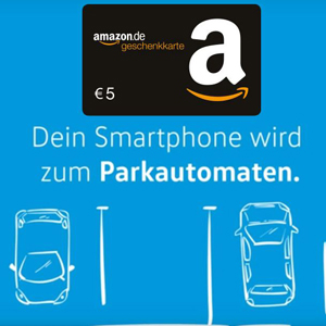 5€ Amazon.de Gutschein für Registrierung in der WePark App