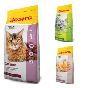 Josera: 2 Futterproben in 8 verschiedenen Sorten zur Auswahl für Katzen + 5 € Gutschein für Bestellung