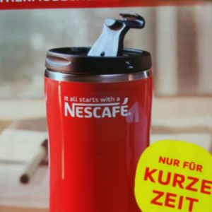 Eine Gratis-Zugabe beim Kauf von 2 Gläser Nescafé Classic