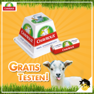GRATIS TESTEN Chavroux Ziegenkäse (01.11.2018-31.01.2019)