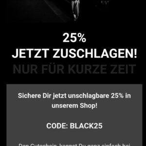 Carly 25% Blackfriday Gutschein