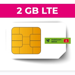 Vodafone-Netz: 2GB LTE + 50 Min. + 50 SMS für 3,99€/Monat + 0,00€ Anschlusspreis (nur bis 23.12.)