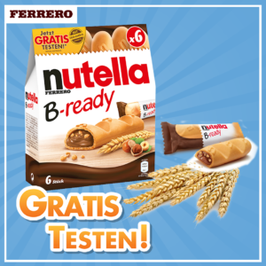 Nutella B-ready gratis testen - ab sofort