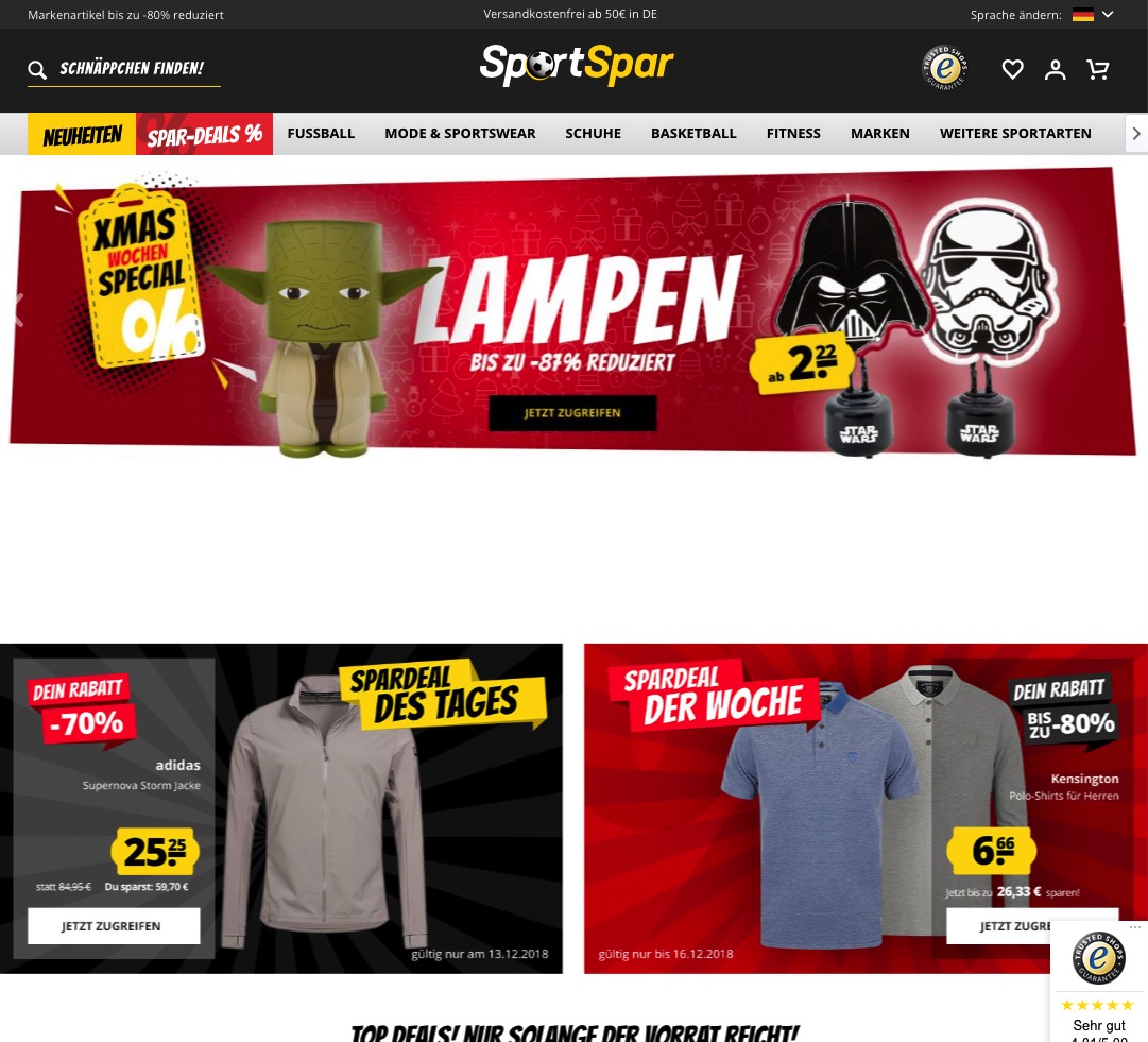 SportSpar Gutscheine Mai 2021