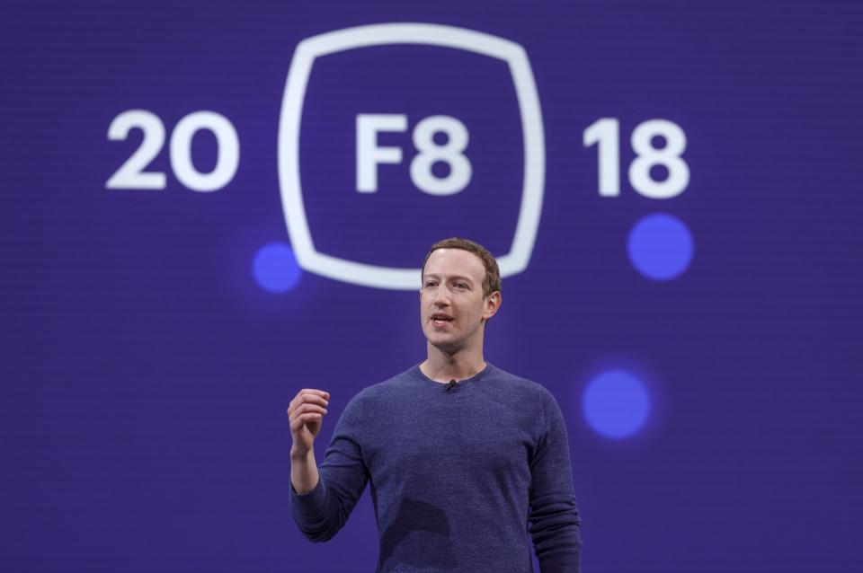 Mark Zuckerberg Facebook F8