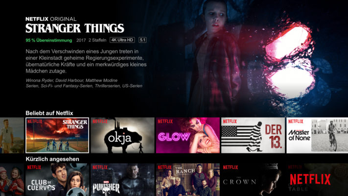 Netflix Homepage