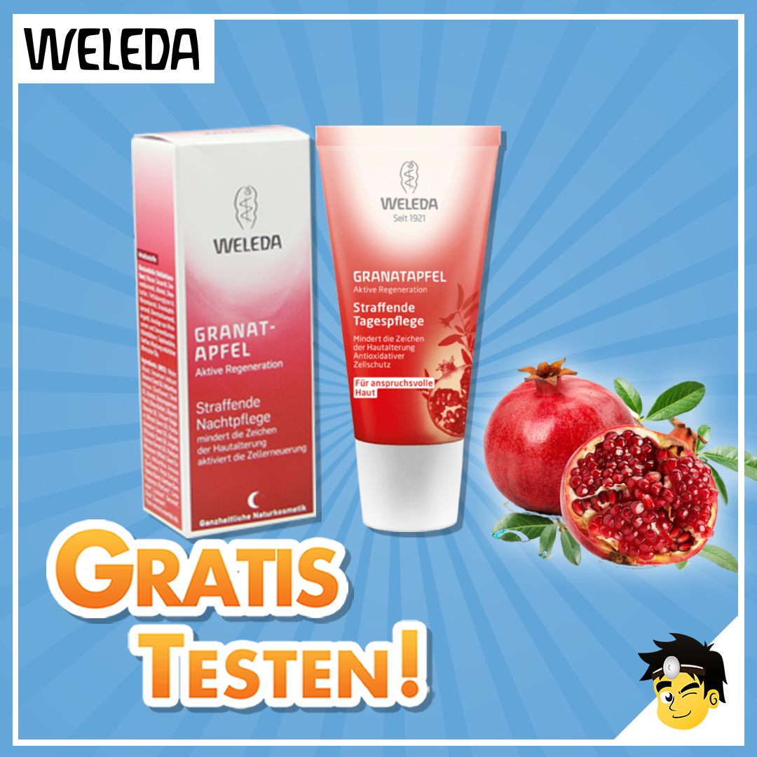 Weleda Granatapfel 28 Tage testen mit Geld zurück bei Unzufriedenheit *bis 31.03.2019* Weleda Granatapfel 28 Tage testen mit Geld zurück bei Unzufriedenheit *bis 31.03.2019*