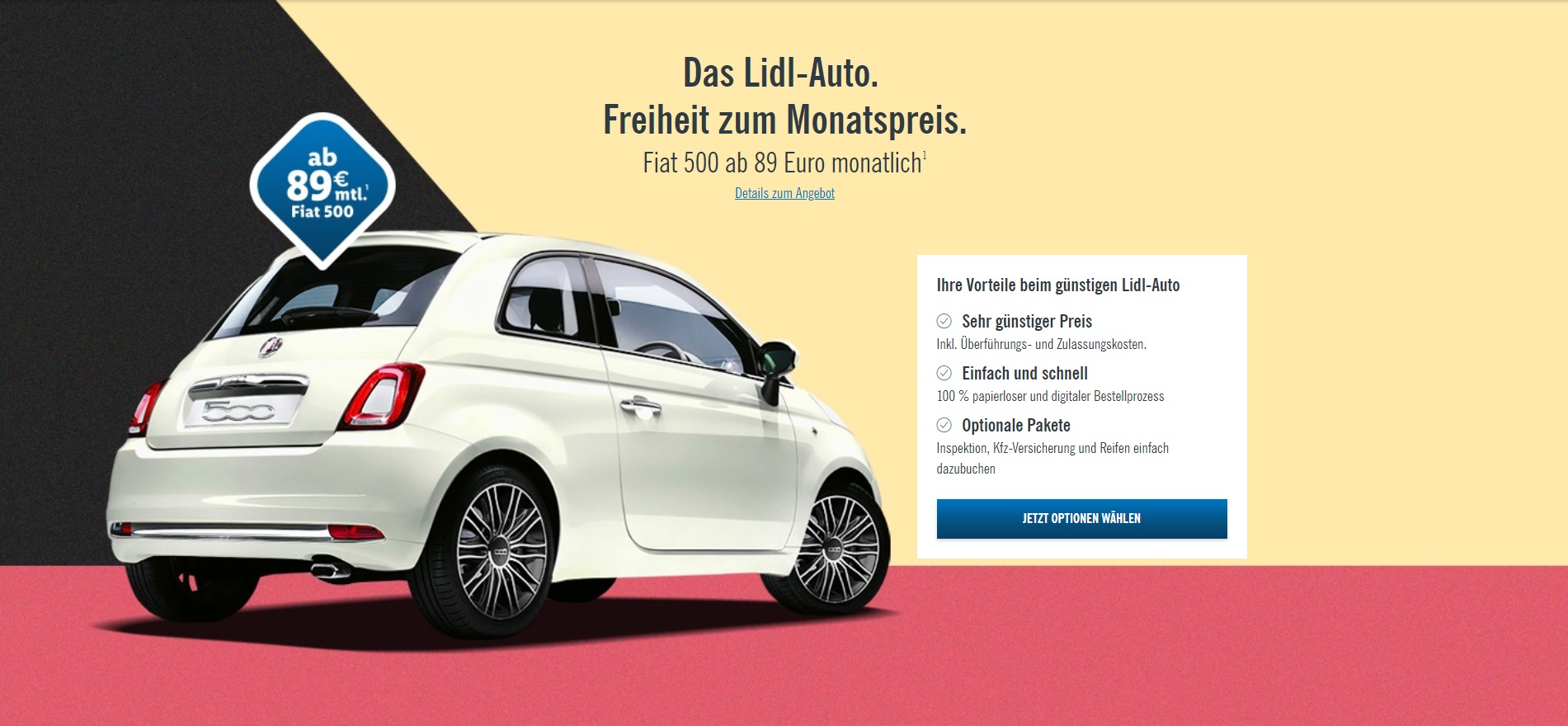 Lidl Auto Monatspreis Fiat