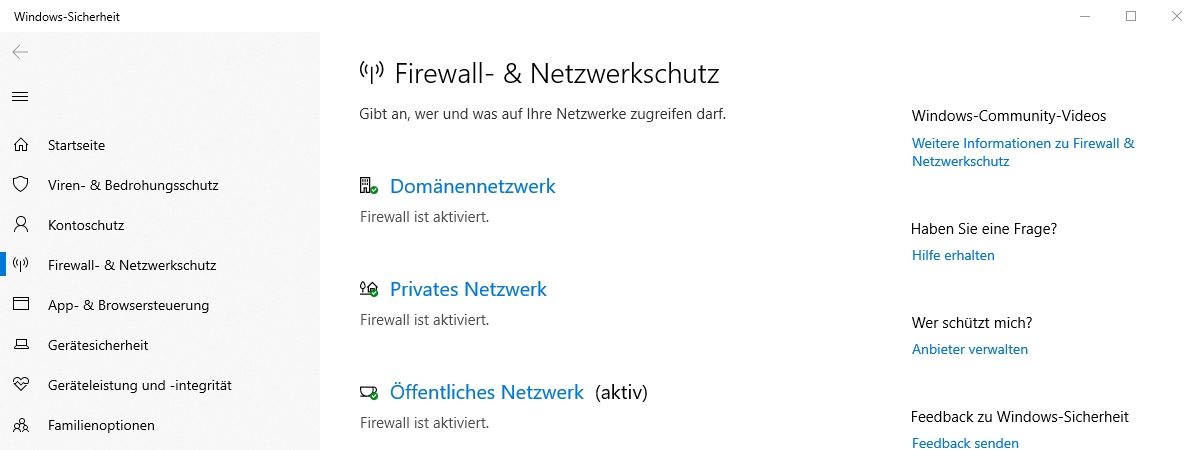 Windows-Firewall