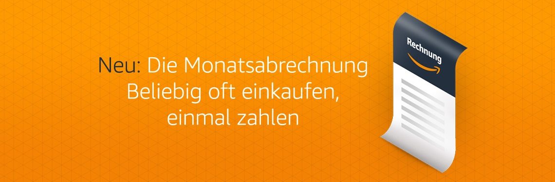 Amazon Monatsabrechnung