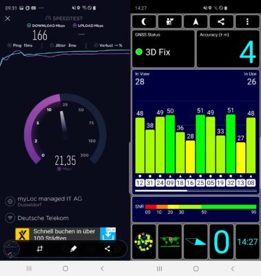 Galaxy S10+ WLAN GPS