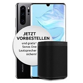 Huawei P30 Pro + Sonos One für 774€ (statt 1128€) dank mtl. kündbarer congstar Allnet Flex mit 4GB Datenvolumen (Telekom-Netz)