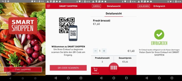 Rewe Smart Shoppen App