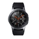 SAMSUNG Galaxy Watch 46 mm LTE, Smartwatch, Silikon, S, L, Silber