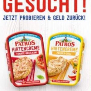 Gratis testen: Patros Hirtencreme (19.03.-30.06.19)