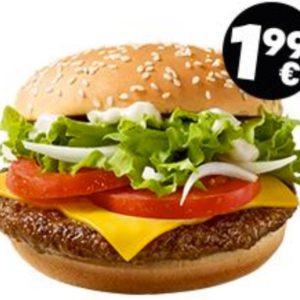 McDonalds - Hamburger Royal TS für ca. 4 Wochen nur 1,99 € (ohne Gutschein)