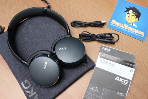 AKG Y500 Lieferumfang