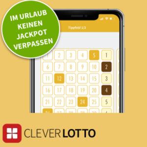 2 Wochen EuroJackpot in der Clever Lotto-App für 0,10€ spielen (Neukunden)