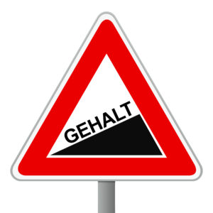 Schild mit Hinweis