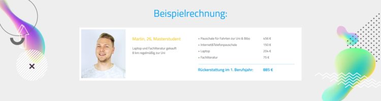 Steuer Guru Beispielrechnung