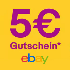 eBay: 5€ Gutschein ohne MBW - GRATIS: Hodenleuchte, USB Kabel, u.v.m. Freebies möglich!