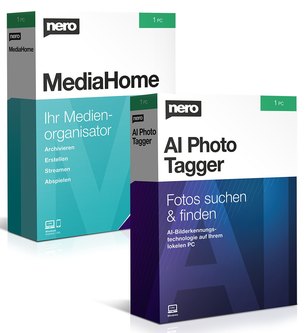 Gratis Nero MediaHome & AI Photo Tagger