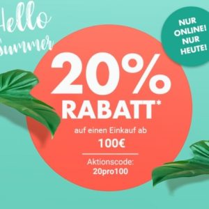 Karstadt: Sonntags-Kracher mit 20% Rabatt auf einen Einkauf ab 100€