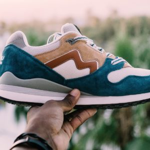 Sneaker braun gruen sparen