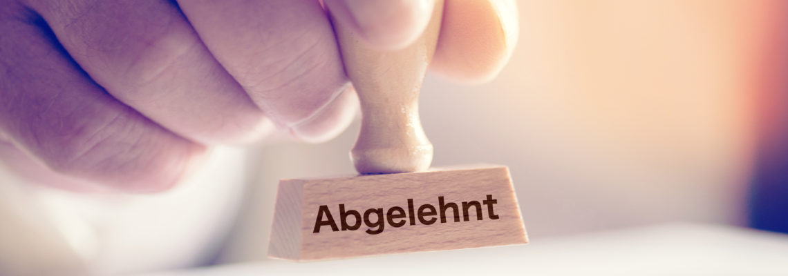 Vertrag-abgelehnt