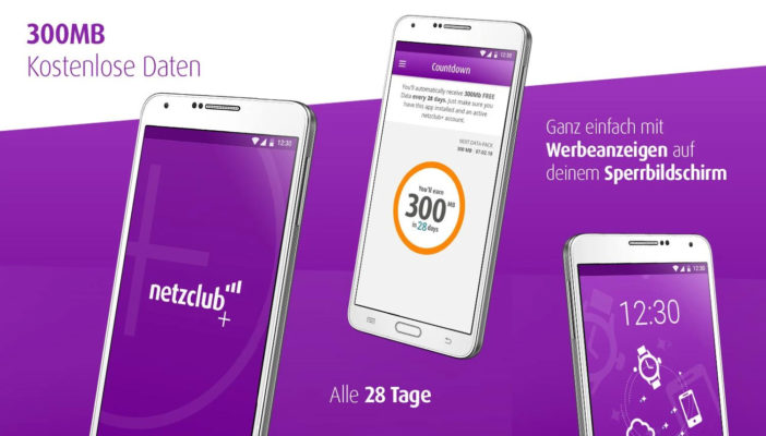 300MB LTE kostenlos dank netzclub+ App