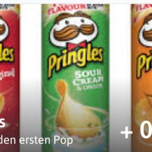 Pringles mit 0,40 € Cashback (reebate)