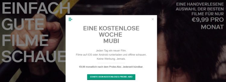 MUBI kostenlos