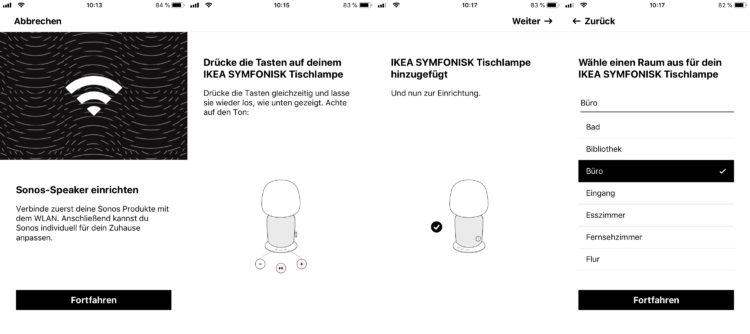 Sonos IKEA Symfonisk Einrichtung