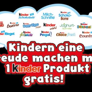 GRATIS testen 100% Cashback auf ein Kinder Produkt GzG zum Weltkindertag