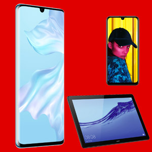 Huawei P30 Pro + Huawei Mediapad T5 // Huawei P Smart 2019 für 679€ (statt 854€ // 837€)