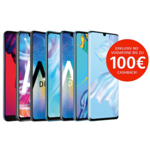 Vodafone: Huawei-Handys dank Cashback günstiger, z.B. Mate 20 lite für eff. 149,99€ (statt 194€)