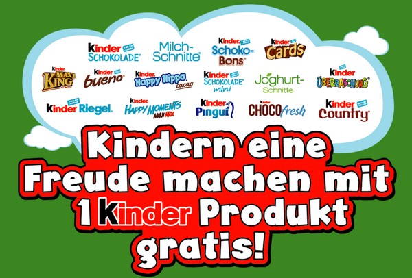 kinder-Cashback-Produkt