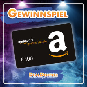 100€ Amazon.de-Gutschein* gewinnen mit der DealDoktor App!