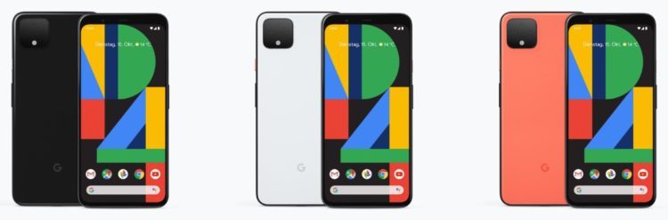 Google Pixel 4 Farben