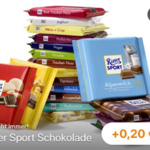 Rittersport für 0,79€ (REWE+reebate)