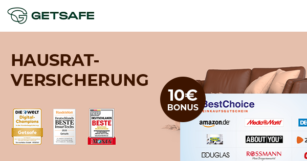 getsafe-hausrat-10-bonus-deal-uebersicht