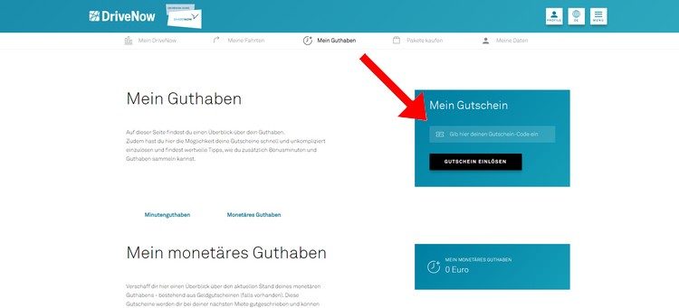 DriveNow Gutschein