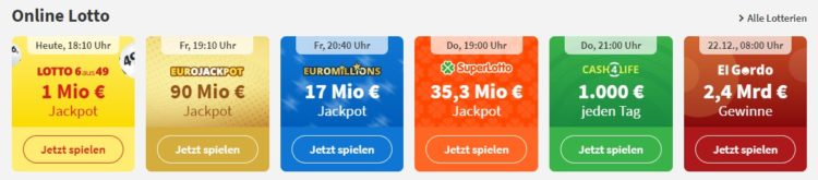 Online Lotto bei Lottohelden