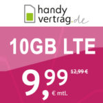 *Karnevals-Kracher!* Mtl. kündbar: 10GB LTE Allnet-Flat für 9,99€ (o2-Netz bei handyvertrag.de / Drillisch) - nur bis 26.02., 11 Uhr
