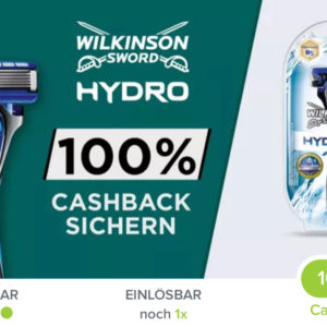 Wilkinson Hydro 5 Rasierer 100% Cashback bei marktguru