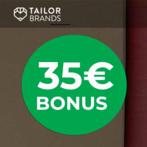 🔥 17,06€ Gewinn abstauben für Tailor Brands Logo-Designer