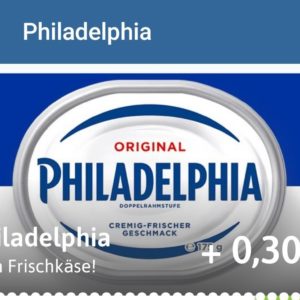 Philadelphia Dank reebate und Netto für 55 Cent