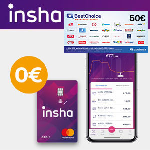 50€ BestChoice-Gutschein für kostenloses insha-Girokonto (keine Schufa)